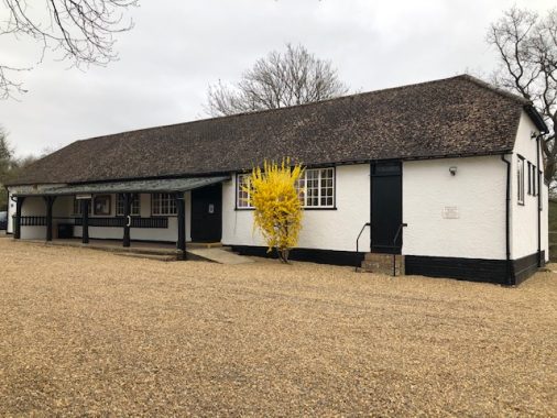 parking area, Ugley village hall