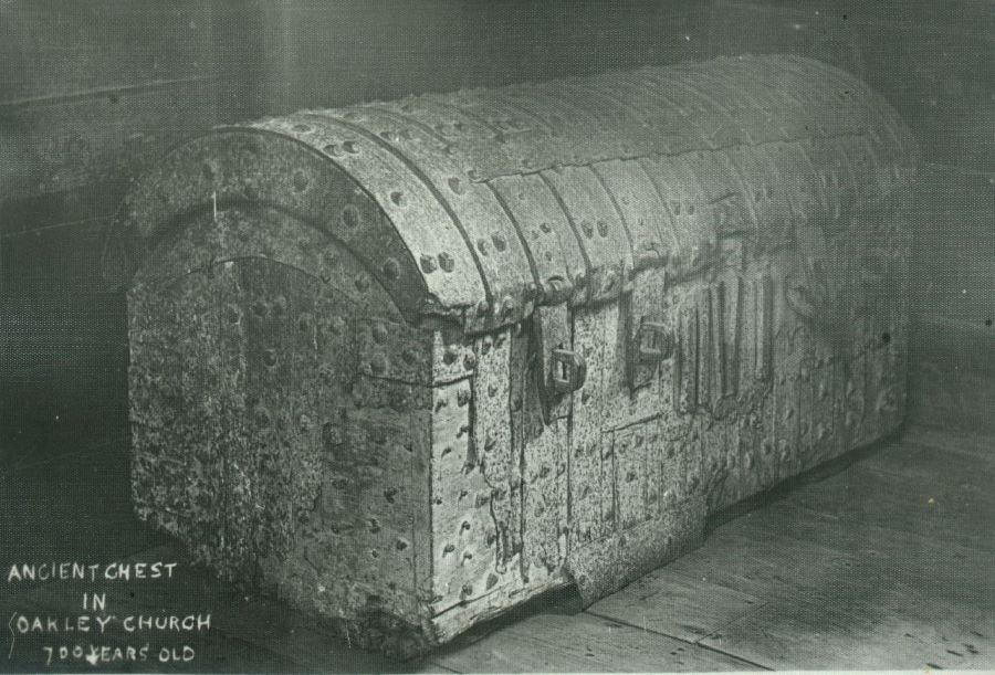 700 year old Ancient Chest inside Ugley Church