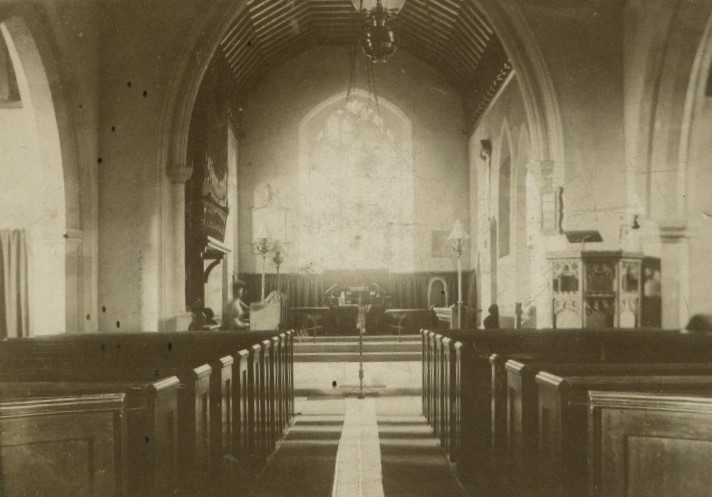 Ugley church - inside